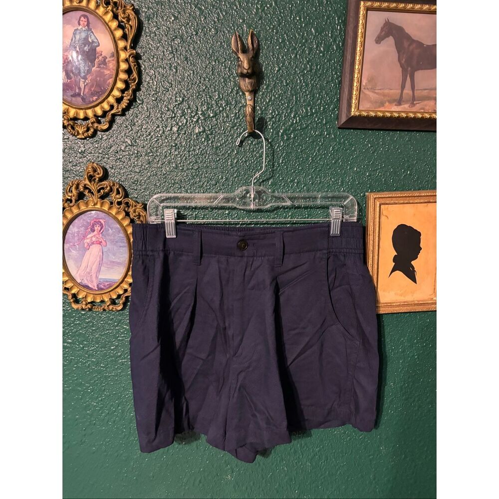 Madewell Blue Lyocell Viscose Shorts Size 8